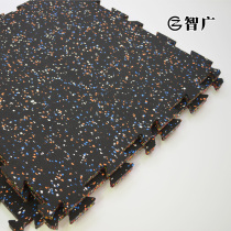 Zhiguang gym floor mat rubber floor strength area buffer cushion home splicing dumbbell pad environmentally friendly non-slip