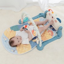 曼龙布丁熊健身架婴儿脚踏钢琴新生儿多功能音乐礼物运动早教玩具