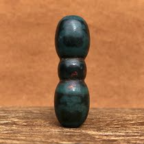 Tibet Xiangxiong Tianzhu Tibetan Vajra treasure bottle Tianzhu Natural cinnabar genuine nine-eyed shale Tiansheng Stone