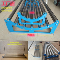 Stainless steel widened and thickened cutting bed Simple roller drawing machine Loose cloth rack cloth rack Top cloth rack Large roll back machine