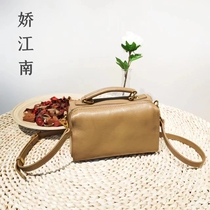 Cujiangnan Summer New Head Layer Cow Leather Brief About Fashion 100 Lap Single Shoulder Inclined Cross Pack (564)