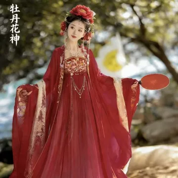 牡丹花神・国色天香 唐制 訶子裙 仙女服 中華漢服　H22＃ 牡丹花神唐制汉服-牡丹花神唐制汉服促销价格、牡丹花神唐制汉服品牌- 淘宝
