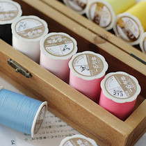 Japan Fuji Gram family hand sewing thread Sewing sewing thread(small plum exquisite hand sewing thread) 50 meters roll