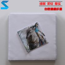Ultrafine fiber glasses cloth blank color thermal transfer glasses cloth scrub cloth screen cleaning cloth custom-made logos