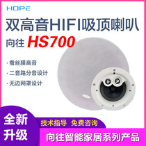 HOPE yearns for HS700 fixed resistance coaxial frequency division top suction horn ceiling sound high grade heavy bass surround