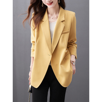Pituality small suit jacket female Korean version 2021 Spring and autumn thin section Leisure 100 lap jacket Temperament Senior Sense Little West Suit