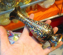New bronze Pakistan craft single rose vase gift home furnishings small