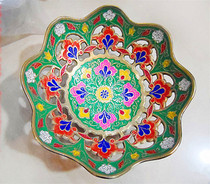 India handmade copper handicrafts specialty candy plate new product India specialty special offer