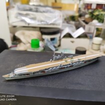 1 2000 ship German Max Inmemann aircraft carrier model finished