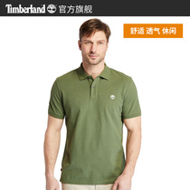 Timberland Tim Bailan official mens polo shirt Spring 21 new outdoor leisure short sleeve) A24H2