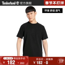 Timberland Timberland Official Men's Short Sleeve T-Shirt New Casual Printing Crewneck) A2DVY