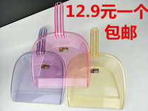 Thickened transparent mini dustpan household handheld small matchmaker single plastic garbage shovel dustpan dustpan