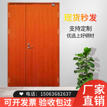 Factory direct fire door Class A and B engineering safety certification heat insulation door stainless steel custom fire door engineering door