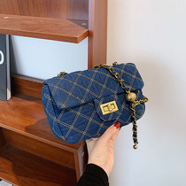 British (designer) Sandro Tarpin leather Women bag shoulder bag shoulder light luxury nylon small square bag