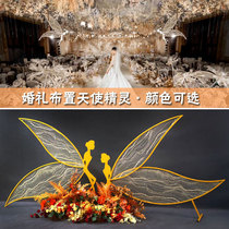 New wedding props wrought iron elf ornaments wedding scene stage background Angel ceiling pendant decoration