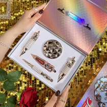 Net Red Queen scepter three-color lipstick cosmetics send girlfriend gift box makeup set full set of combination students