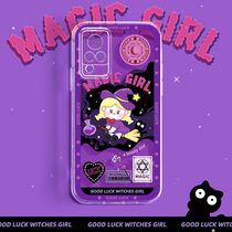  Cute witch vivos9 mobile phone shell s10 new s7 transparent soft shell s6 silicone camera all-inclusive vivos10pro net red ins wind anti-fall female girlfriends tide brand limited edition