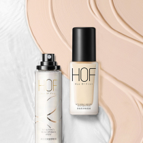 HOF Color source Liquid foundation Concealer Moisturizing long-lasting makeup setting spray Non-makeup waterproof skin care makeup set
