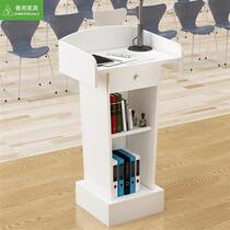 Lecture table Lecture table Simple modern welcome desk Reception desk Conference room podium table Lecture table Lectern table Teacher