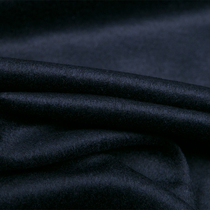 Navy blue ultra-thin single-sided cashmere fabric soft draping spring autumn dress windbreaker fabric