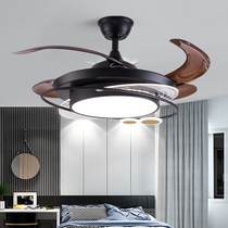 Invisible fan lamp chandelier dining room living room bedroom with electric fan chandelier integrated home Nordic Tmall Genie