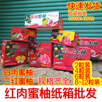 Shatian pomelo red meat red heart white meat honey pomelo yellow meat grapefruit Pomelo Pomelo gift box carton 246810 paper leather