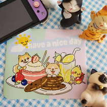 GIIGOO Cockatiel mouse pad Cat and dog cultural and creative computer game desk pad Cute pet cartoon rubber pad