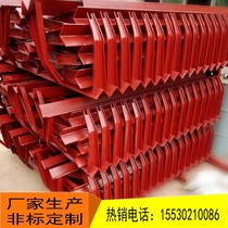 Specializing in the production of thickened channel steel conveyor roller bracket 75 type 800 wide bracket scattered conveyor accessories pull