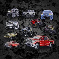 Wave Juno Things The Wild Car Series Magic Paste Embroidery Zhang Morale Zhang Morale Badge