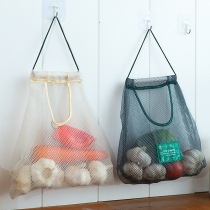 Hanging garlic bag hanging bag mesh bag kitchen onion fruit and vegetable ginger garlic storage bag multifunctional handbag