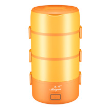Meiyun electric lunch box electric heating insulation Bento Box mini plug-in rice cooker 2 2L small appliances four-layer round
