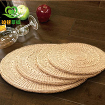 Play in Baifers thick hand woven Phay cushion Grass cushion straw Mat Cushions tatami cushions Custom Balcony Chair Cushion