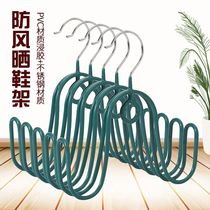 Sunsher rack home hanging shoe rack outdoor balcony shoe rack adhesive hook outdoor cooler artifact