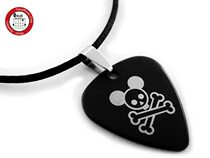 Watson instrument 2012 Gsumusic titanium steel metal Guitar Plsheet Necklace Cute Skulls 