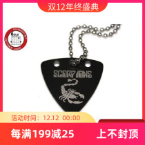 GsusMusic Metal Punk Titanium Steel Puck Necklace Scorpions Scorpion Band
