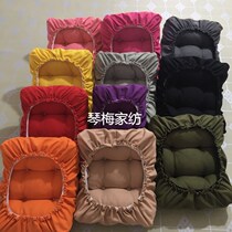 Canvas rectangular stool cushion for changing shoes tightness chair cushions student bench cushion cover factory chair Piano Bench