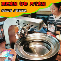 Korean barbecue shop elbow barbecue smoke pipe upper suction and lower row crooked neck stainless steel barbecue smoke machine exhaust equipment