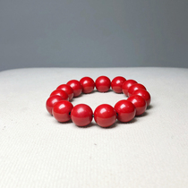  Solid color 12MM LARGE LACQUER hand string plain beads with beads hand string LACQUERWARE beads non-heritage handmade gifts simple Fuzhou specialty