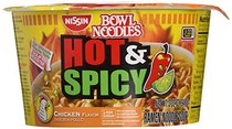 Nissin Hot Spicy Chicken Flavor Bowl Noodles (18 P