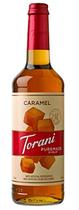 Torani Puremade Syrup Caramel Flavor Glass Bottle