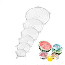 MOOZON Silicone Stretch Lids 6 Pack Reusable Durab