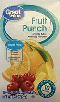 Great Value Sugar Free Low Calorie Fruit Punch Dr