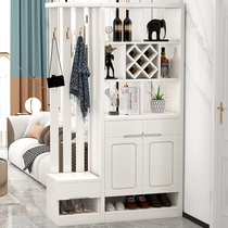 Solid wood room cabinet Entrance cabinet Shoe cabinet One-piece home screen partition cabinet Simple modern cabinet Living room double-sided wine cabinet