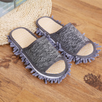 New Chenille detachable and washable mopping Lazy floor slippers Mens and womens home sweeping mute