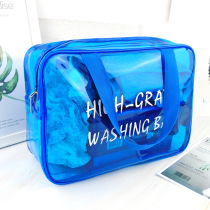 Transparent Wash Bag Waterproof Fitness Bath Collection Bag Mens Large Capacity Portable Small Number Bathing Supplies Bath Bags Women