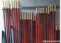 Red sandalwood rhino horn martial arts long stick solid wood short stick mahogany stick eyebrow stick eyebrow stick Taiji whip wand body defense stick