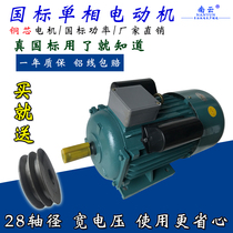 All copper core single phase motor 220V household small high speed motor YL90L-2 motor 2 2 kW motor Low