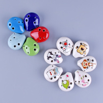 Sanxiangkou Ocarina scenic batch of six holes mini portable alto C tune 6 holes Xun stall cartoon pendant Beginner introduction