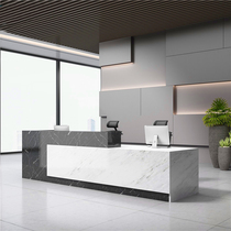 Front desk reception desk non-paint creative cashier counter hotel training institution welcome service bar company front table