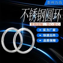 Iron ring stainless steel ring round steel curved ring iron ring galvanized pipe iron art guardrail iron pipe ring custom iron hollow ring